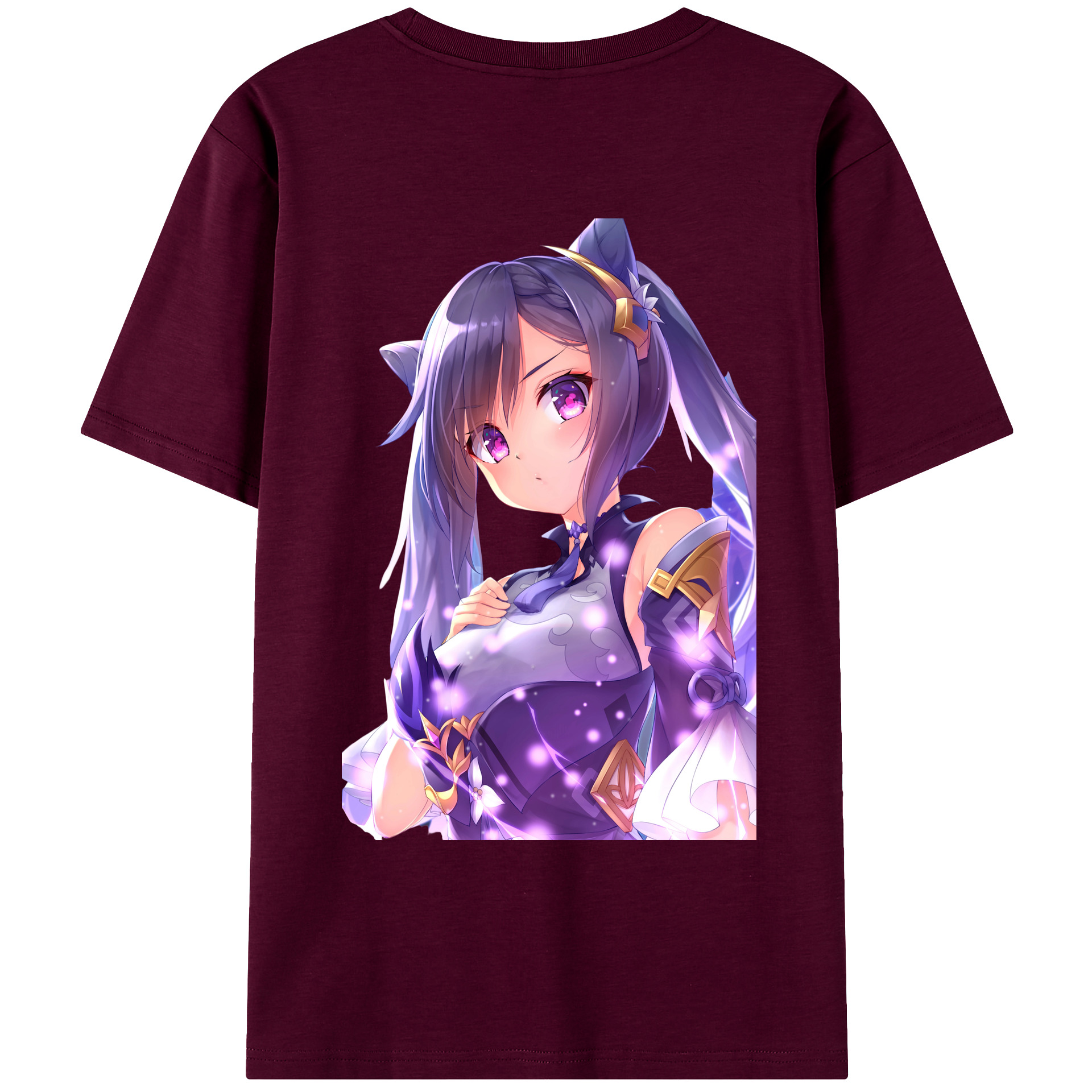 げんし神 刻晴 こくせい genshin Kokusei レディース半袖Tシャツ(バックプリント)